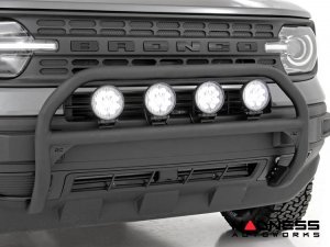 Ford Bronco Sport Front Bull Bar w/ 20" Chrome Series LED Light Bar